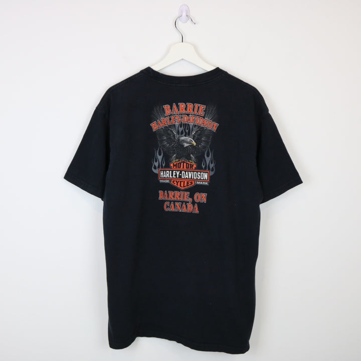 Vintage 00's Harley Davidson Moose on the Loose Tee - L-NEWLIFE Clothing