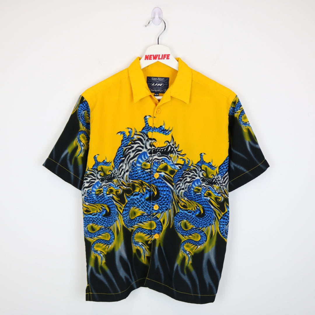 Vintage 00's Dragon Short Sleeve Button Up - S-NEWLIFE Clothing