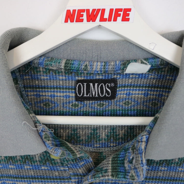 Vintage 90's Patterned Polo Shirt - S-NEWLIFE Clothing