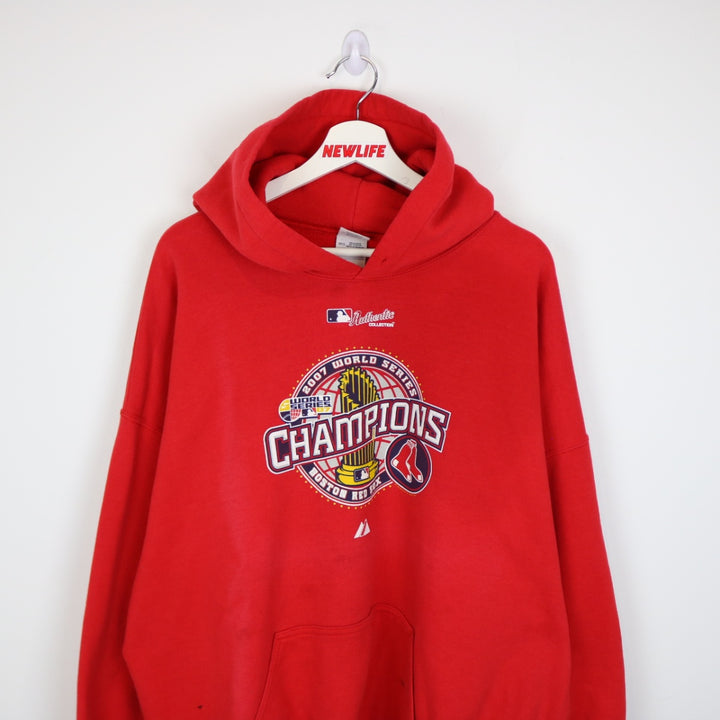 VIntage 2007 Boston Red Sox MLB World Series Hoodie - XXL-NEWLIFE Clothing