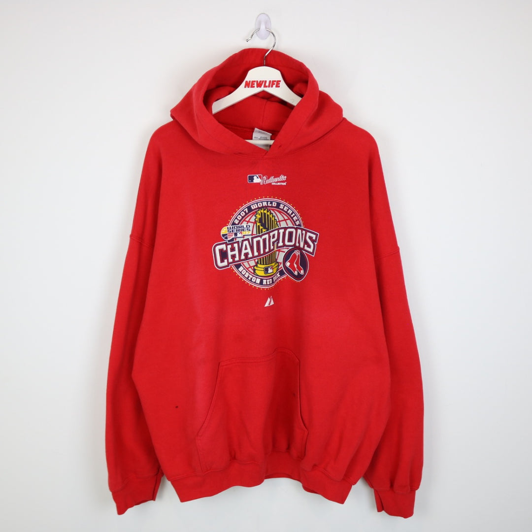 VIntage 2007 Boston Red Sox MLB World Series Hoodie - XXL-NEWLIFE Clothing
