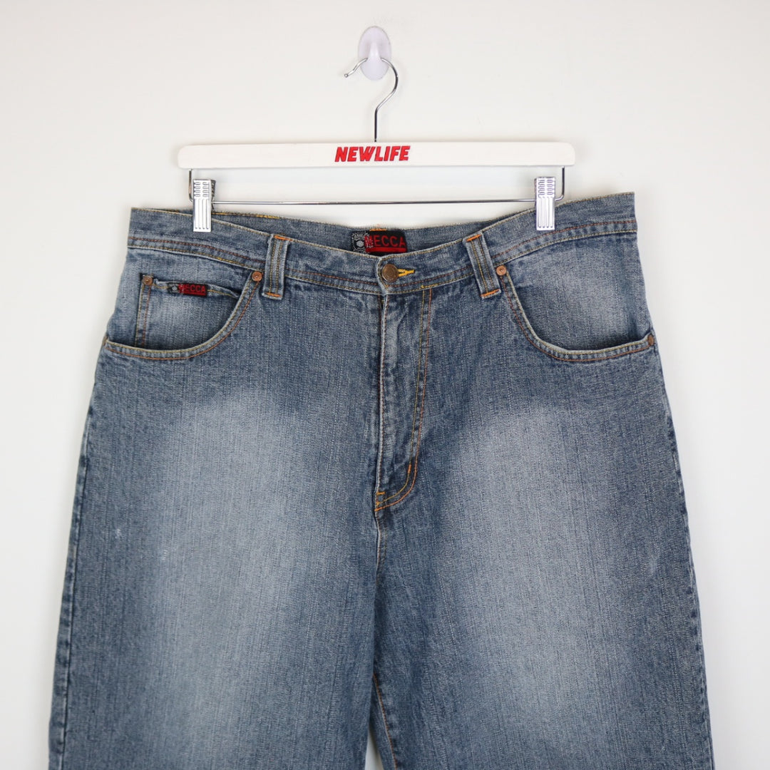 Vintage Y2K Mecca Denim Shorts - 38"-NEWLIFE Clothing