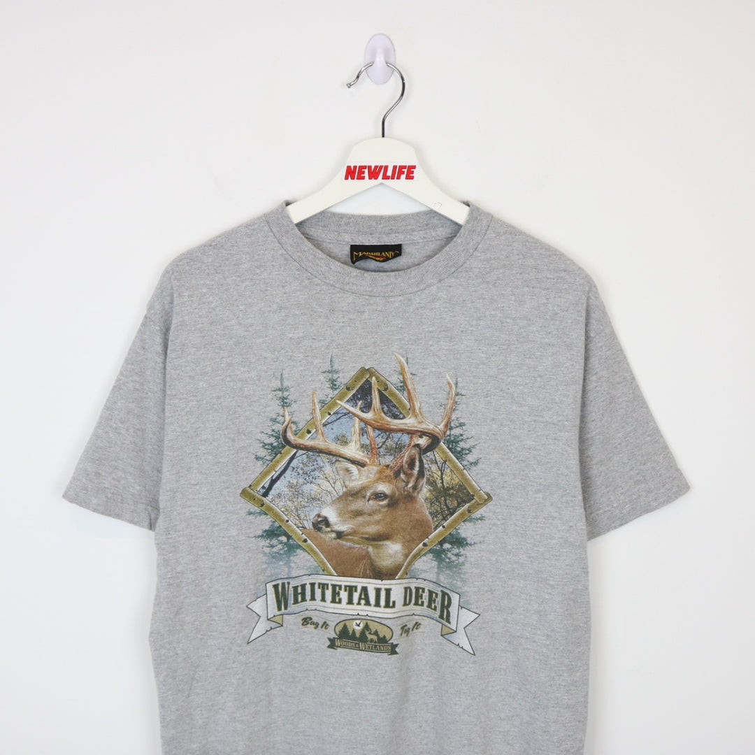 Vintage 90's Whitetail Deer Tee - M-NEWLIFE Clothing