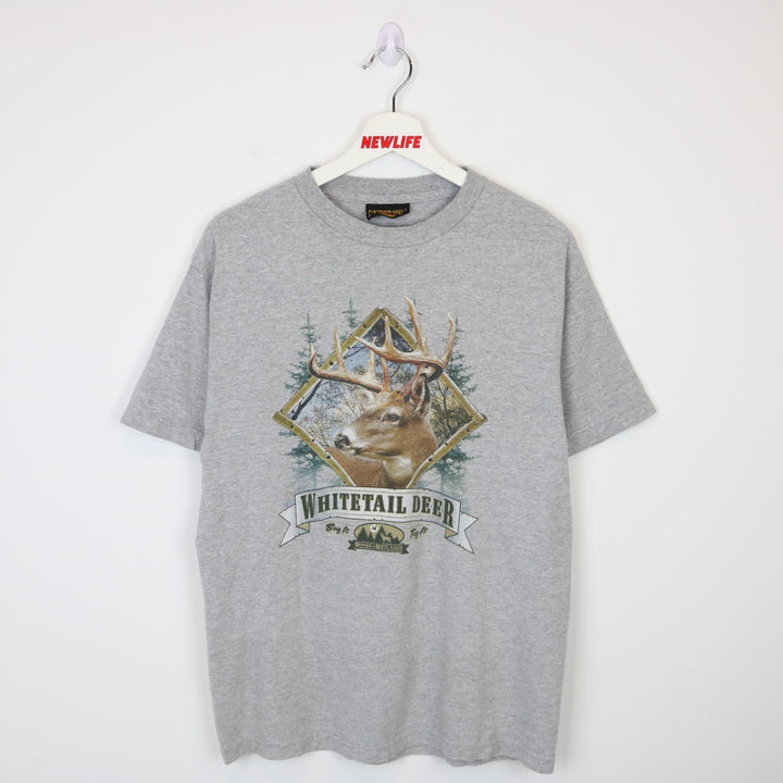 Vintage 90's Whitetail Deer Tee - M-NEWLIFE Clothing