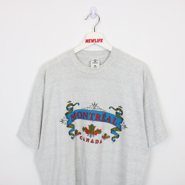 Vintage 90's Montreal Canada Tee - XL-NEWLIFE Clothing