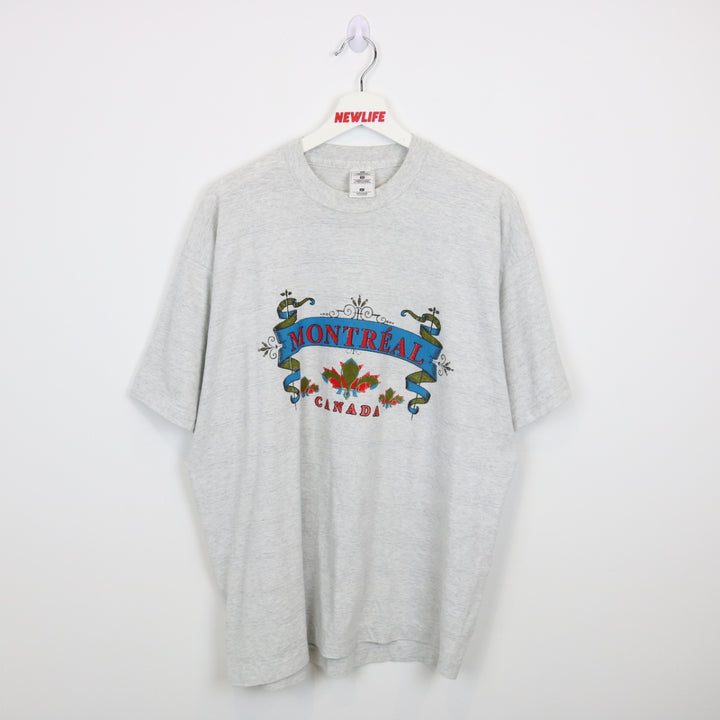 Vintage 90's Montreal Canada Tee - XL-NEWLIFE Clothing