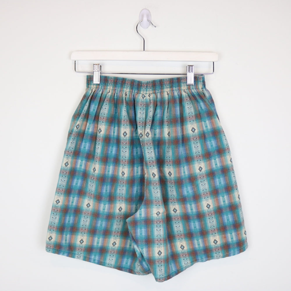 Vintage 90's Reebok Plaid Patterned Shorts - S-NEWLIFE Clothing