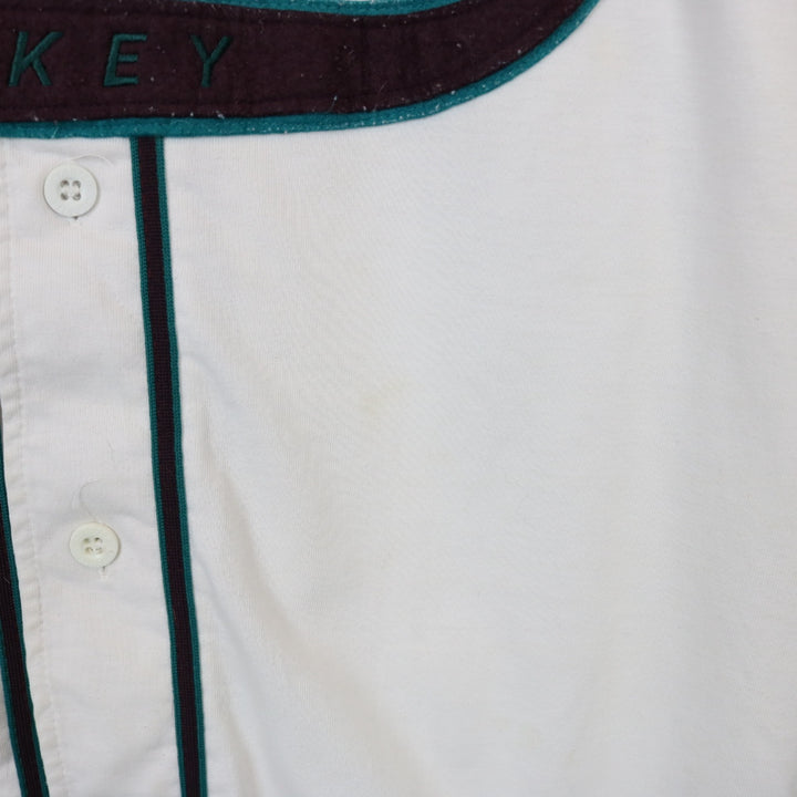 Vintage 90's NHL Mighty Ducks Starter Baseball Jersey - M-NEWLIFE Clothing