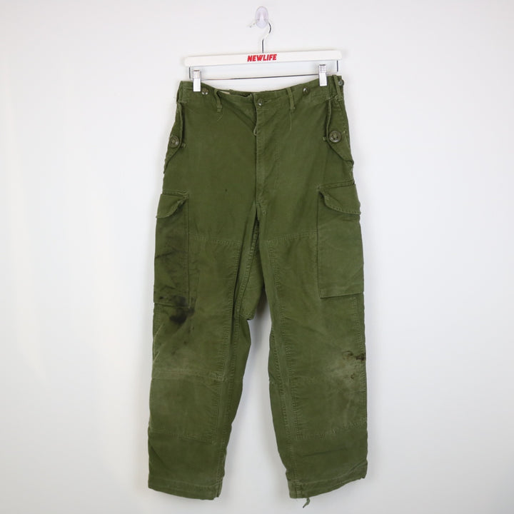 Vintage 1967 Military Combat Cargo Pants - 31"-NEWLIFE Clothing