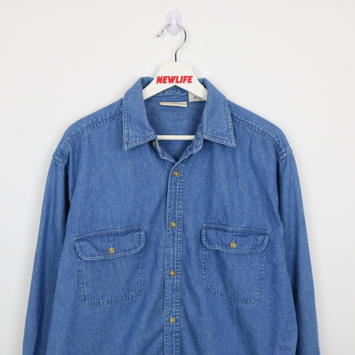 Vintage 90's Penman's Denim Button Up - L-NEWLIFE Clothing