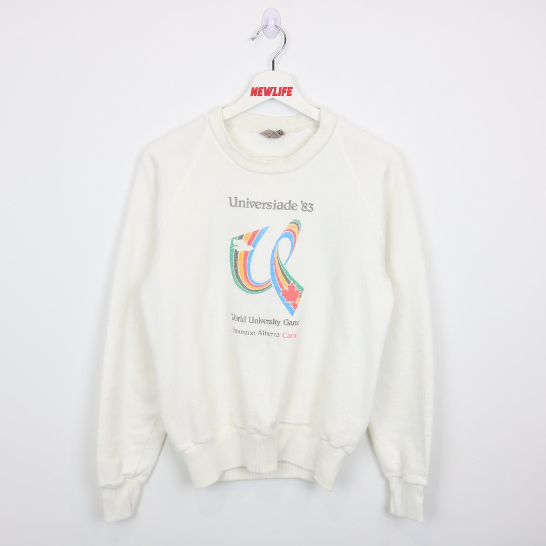 Vintage 1983 Universiade World University Games Crewneck - S-NEWLIFE Clothing