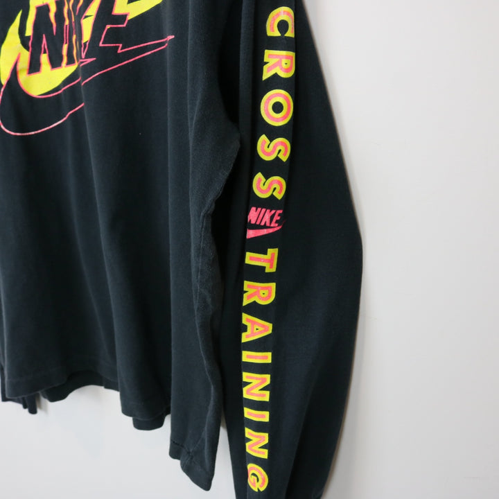 Vintage 90's Nike Cross Training Long Sleeve Tee - L-NEWLIFE Clothing