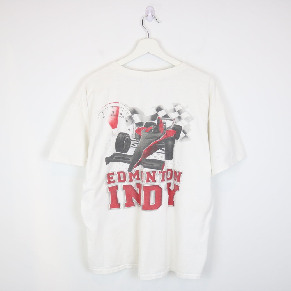 Vintage 00's Edmonton Honda Indy Racing Tee - L-NEWLIFE Clothing
