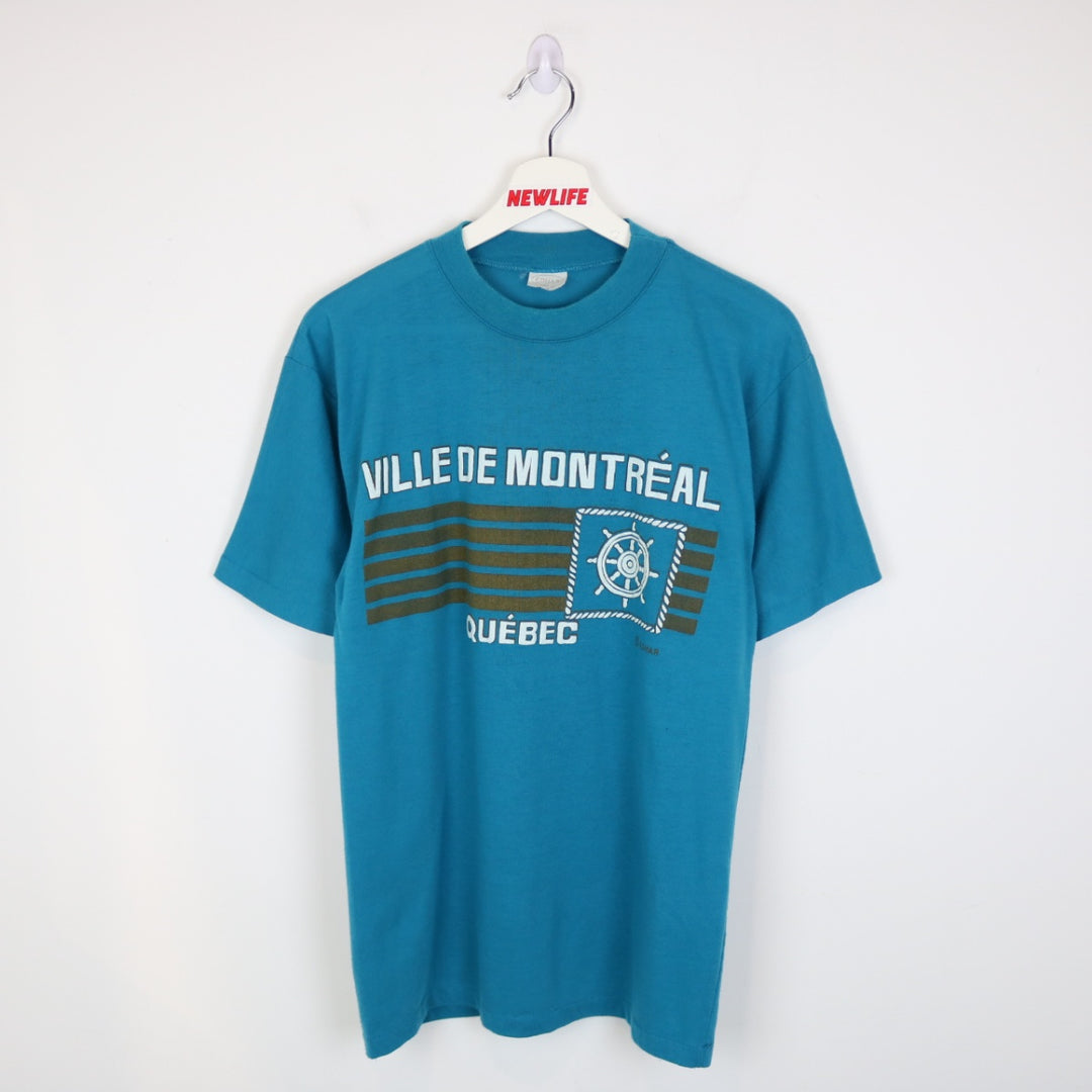 Vintage 80's Wille De Montreal Quebec Tee - S-NEWLIFE Clothing