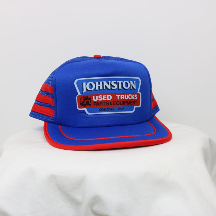 Vintage 80's Johnston Used Trucks Trucker Hat - OS-NEWLIFE Clothing