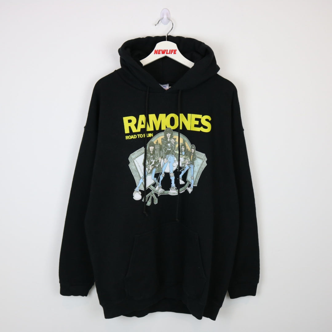 Vintage 1998 Ramones Road to Ruin Hoodie - L-NEWLIFE Clothing