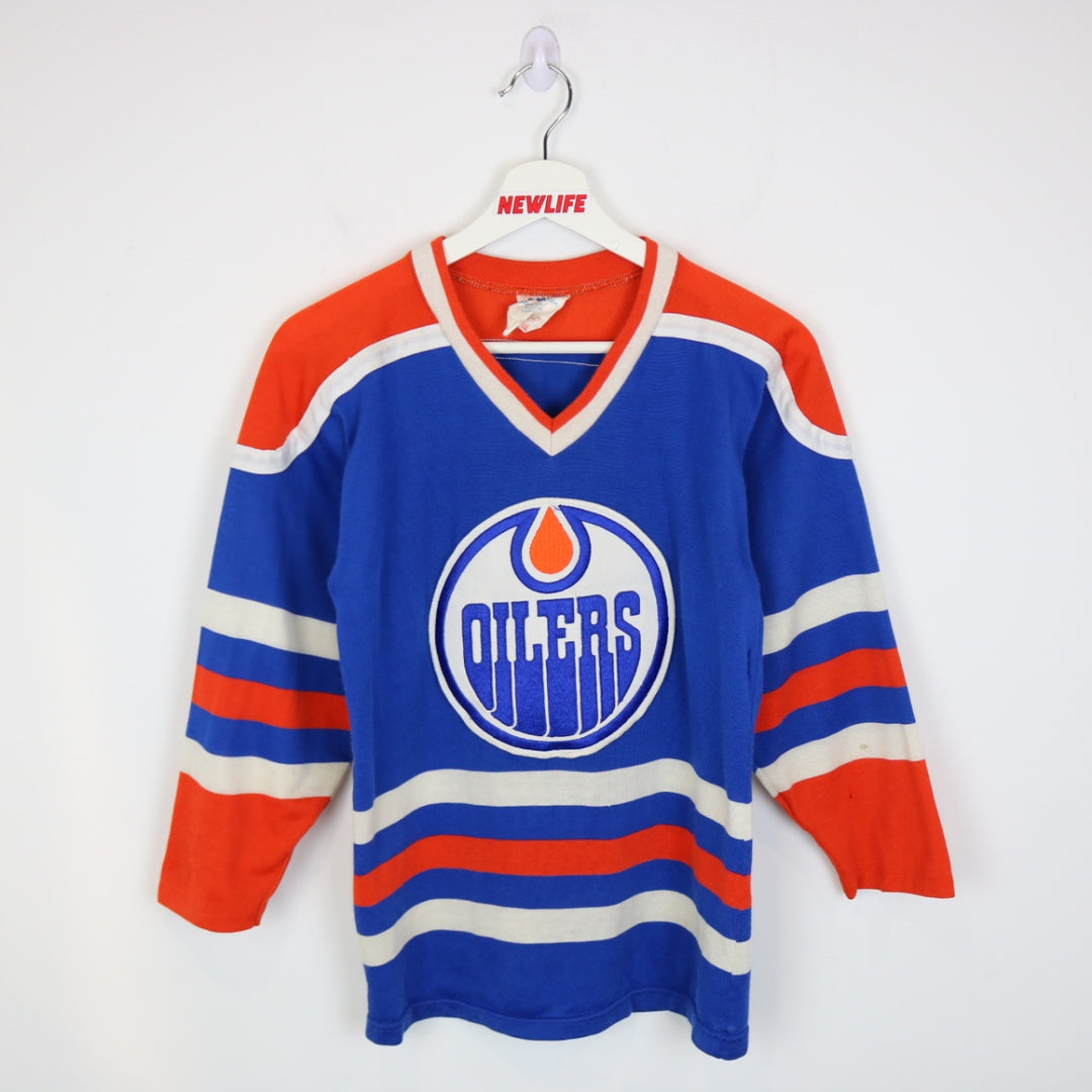 Vintage 80's Edmonton Oilers NHL Jersey - XS-NEWLIFE Clothing
