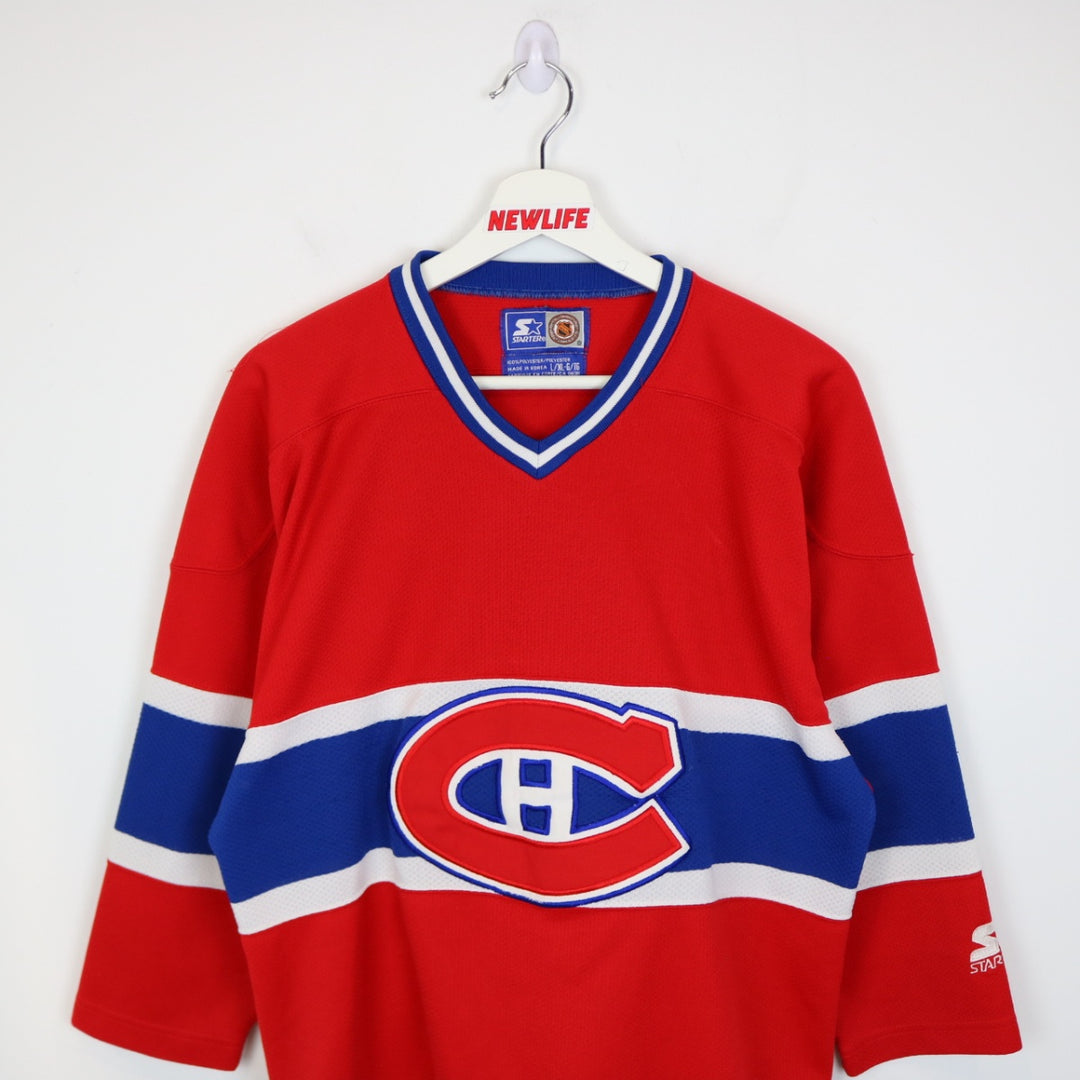 Vintage 90's Montreal Canadiens NHL Starter Jersey - S-NEWLIFE Clothing