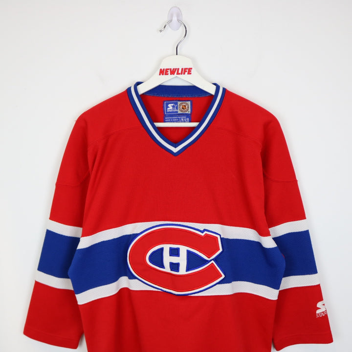 Vintage 90's Montreal Canadiens NHL Starter Jersey - S-NEWLIFE Clothing