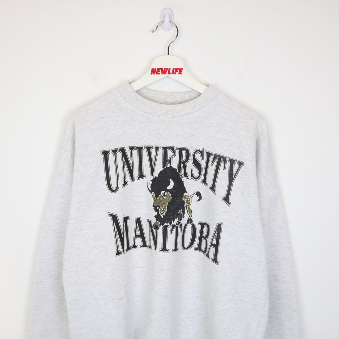 Vintage 90's University of Manitoba Crewneck - M-NEWLIFE Clothing