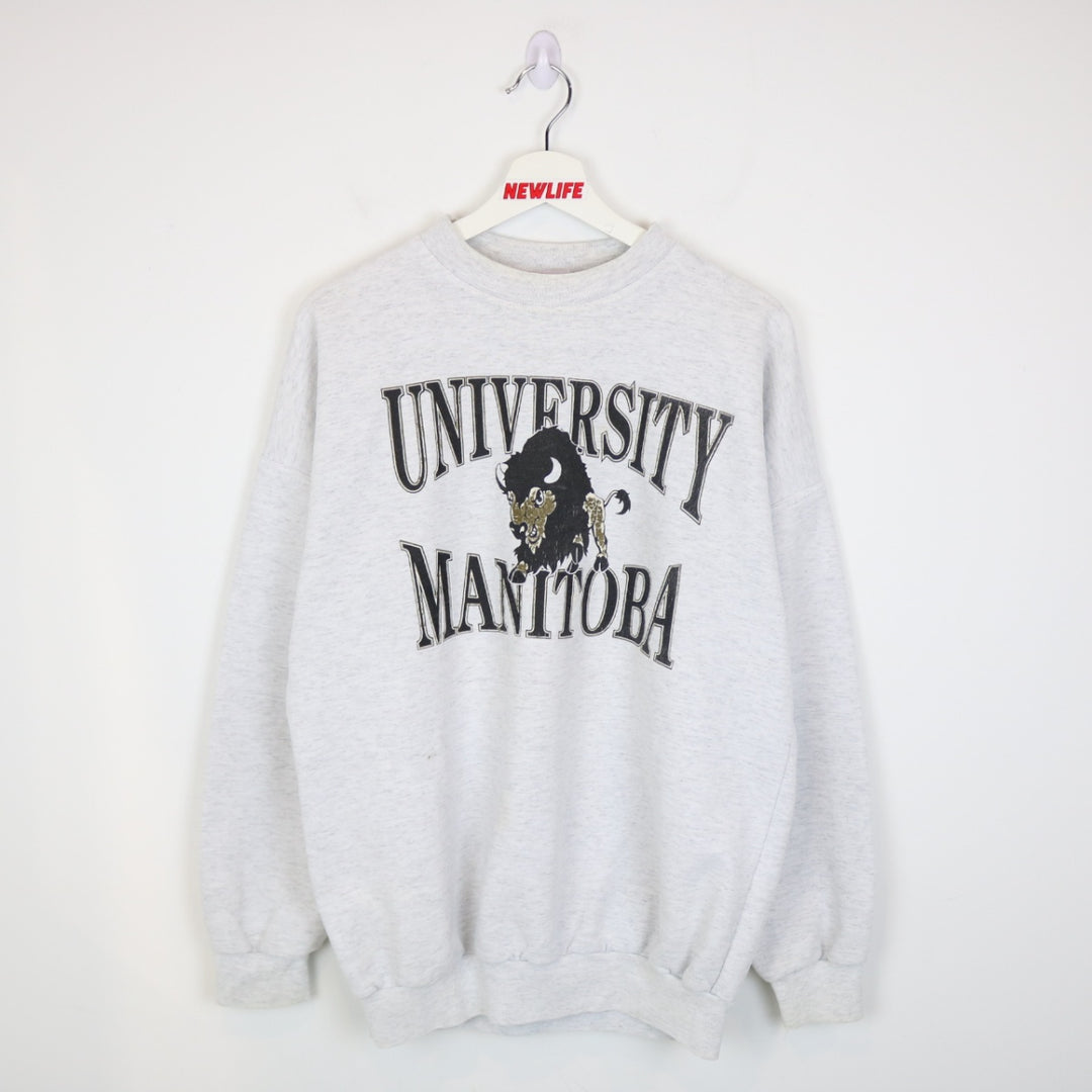 Vintage 90's University of Manitoba Crewneck - M-NEWLIFE Clothing