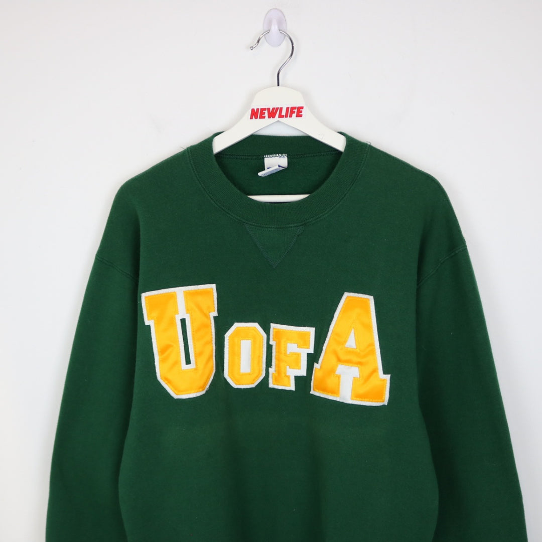 Vintage 90's University of Alberta Russell Crewneck - M-NEWLIFE Clothing
