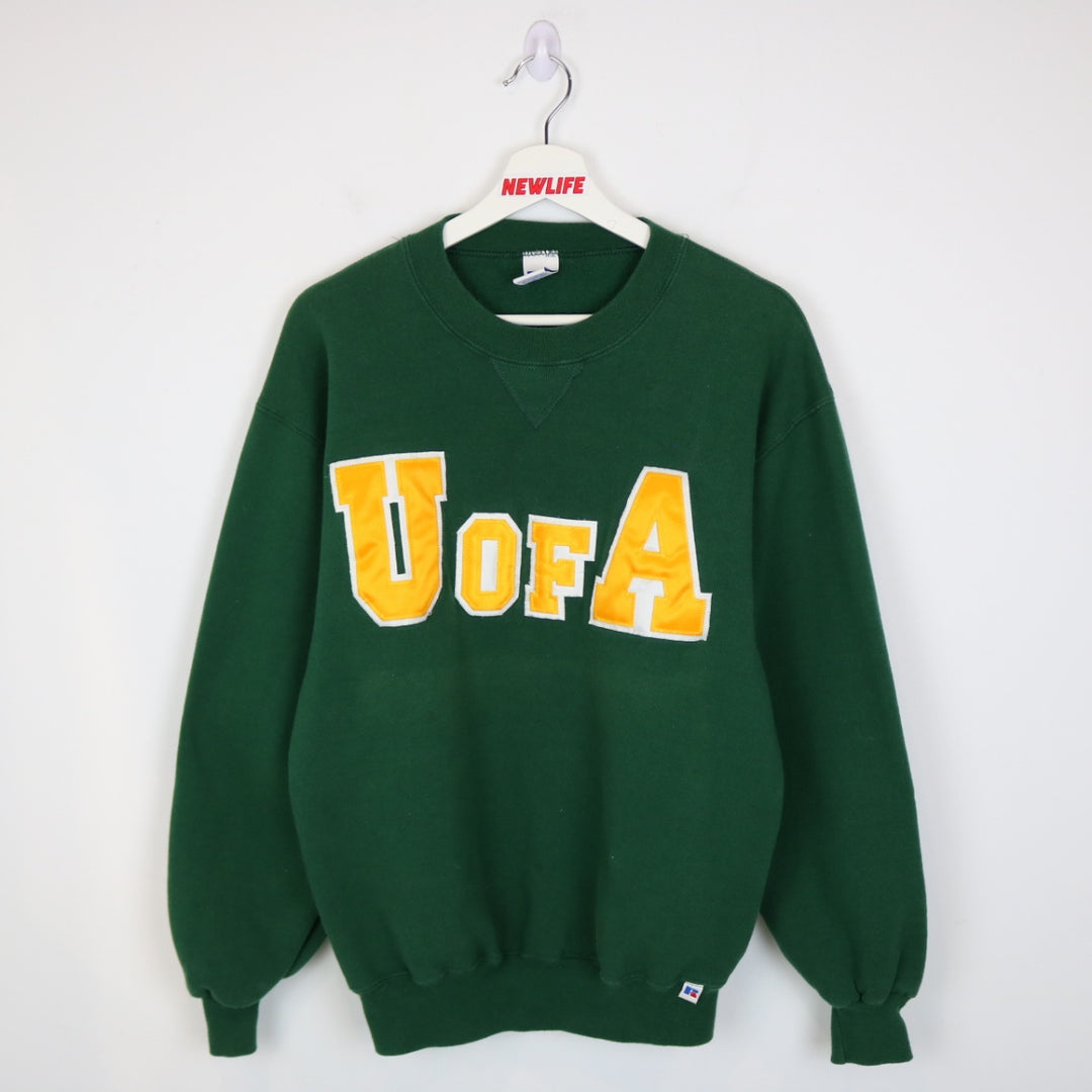 Vintage 90's University of Alberta Russell Crewneck - M-NEWLIFE Clothing
