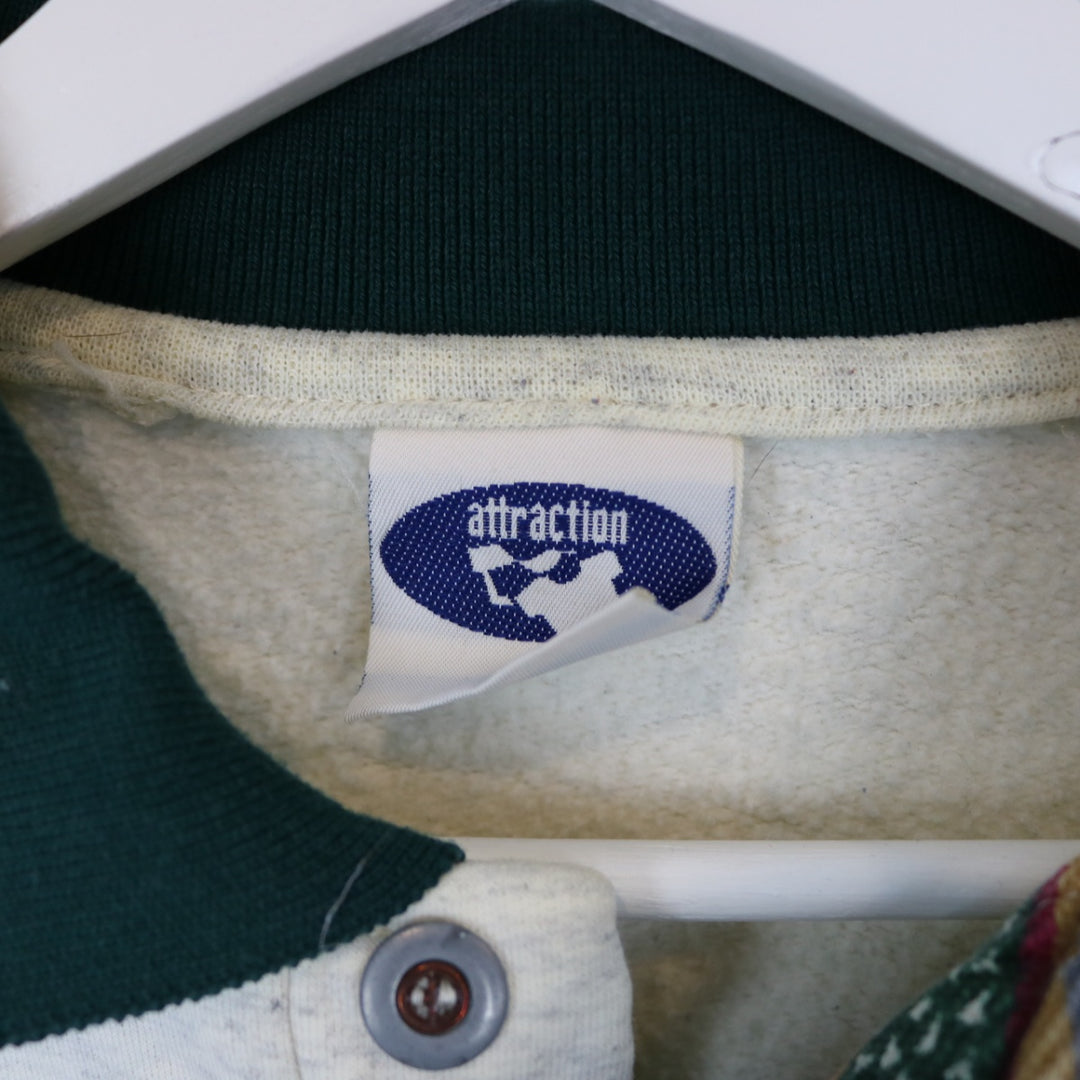 Vintage 90's Grant MacEwan College Collared Crewneck - L-NEWLIFE Clothing