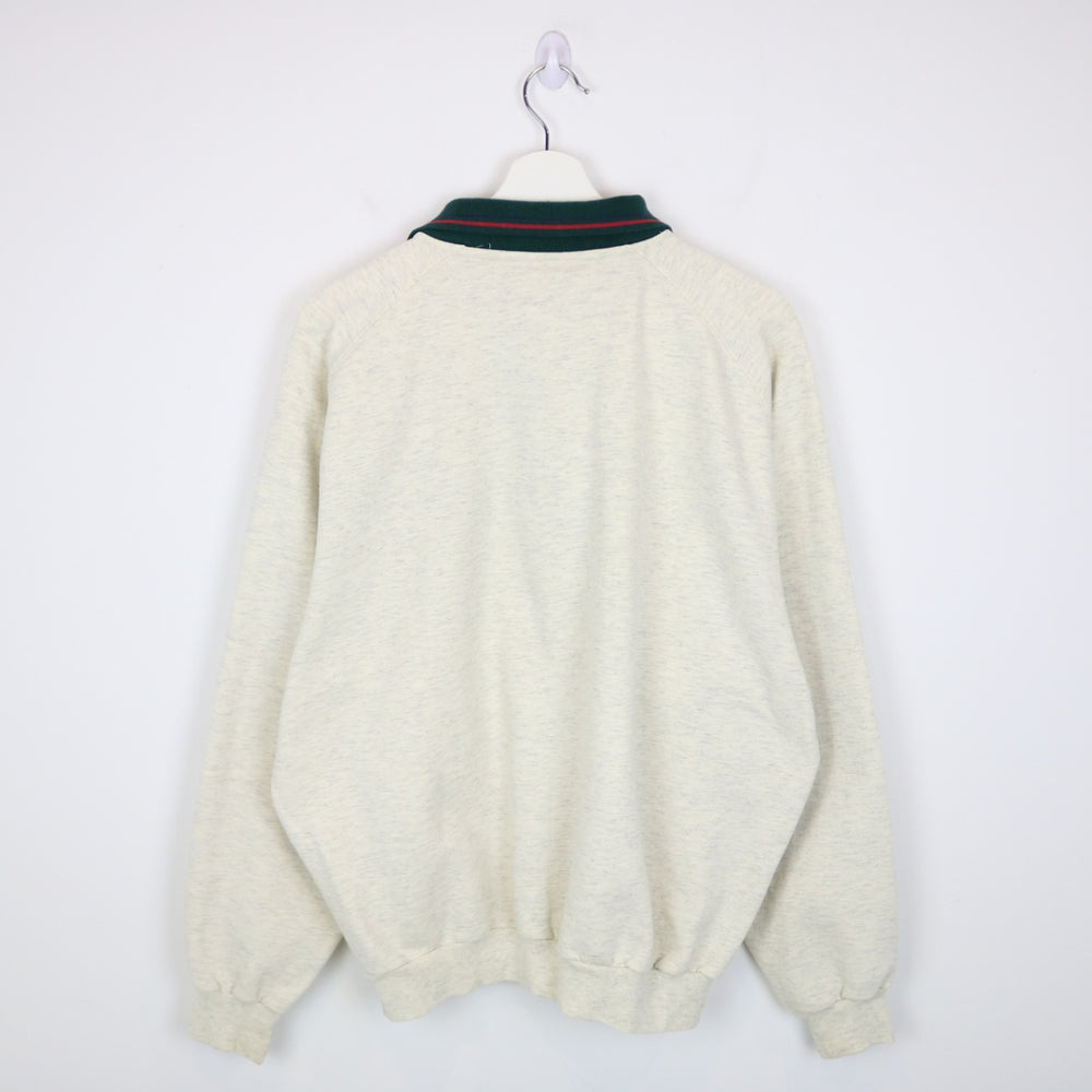 Vintage 90's Grant MacEwan College Collared Crewneck - L-NEWLIFE Clothing
