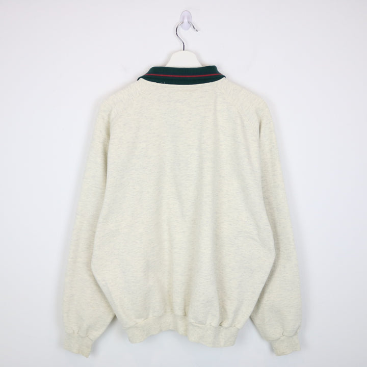 Vintage 90's Grant MacEwan College Collared Crewneck - L-NEWLIFE Clothing