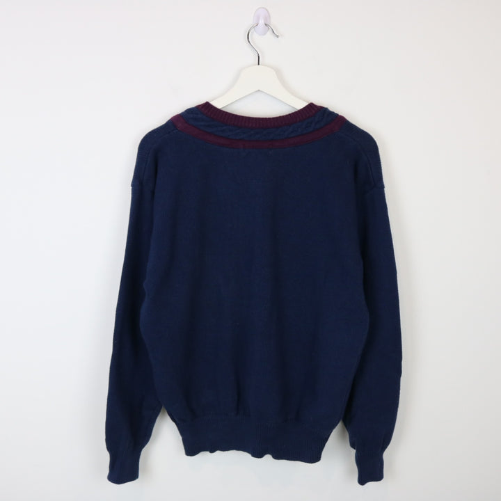 Vintage 90's Nautica Skiing Knit Sweater - S-NEWLIFE Clothing