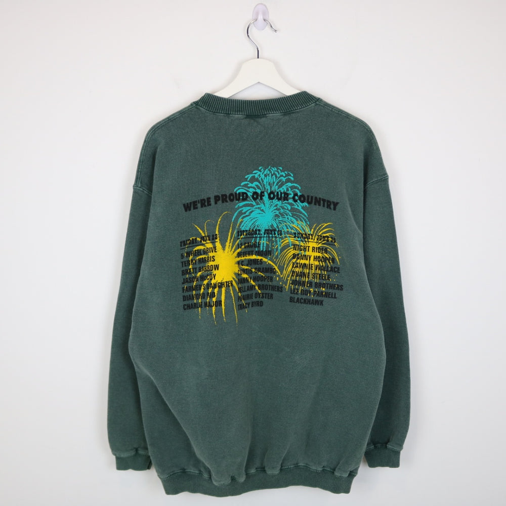 Vintage 90's Bud Country Jamboree Crewneck - L-NEWLIFE Clothing