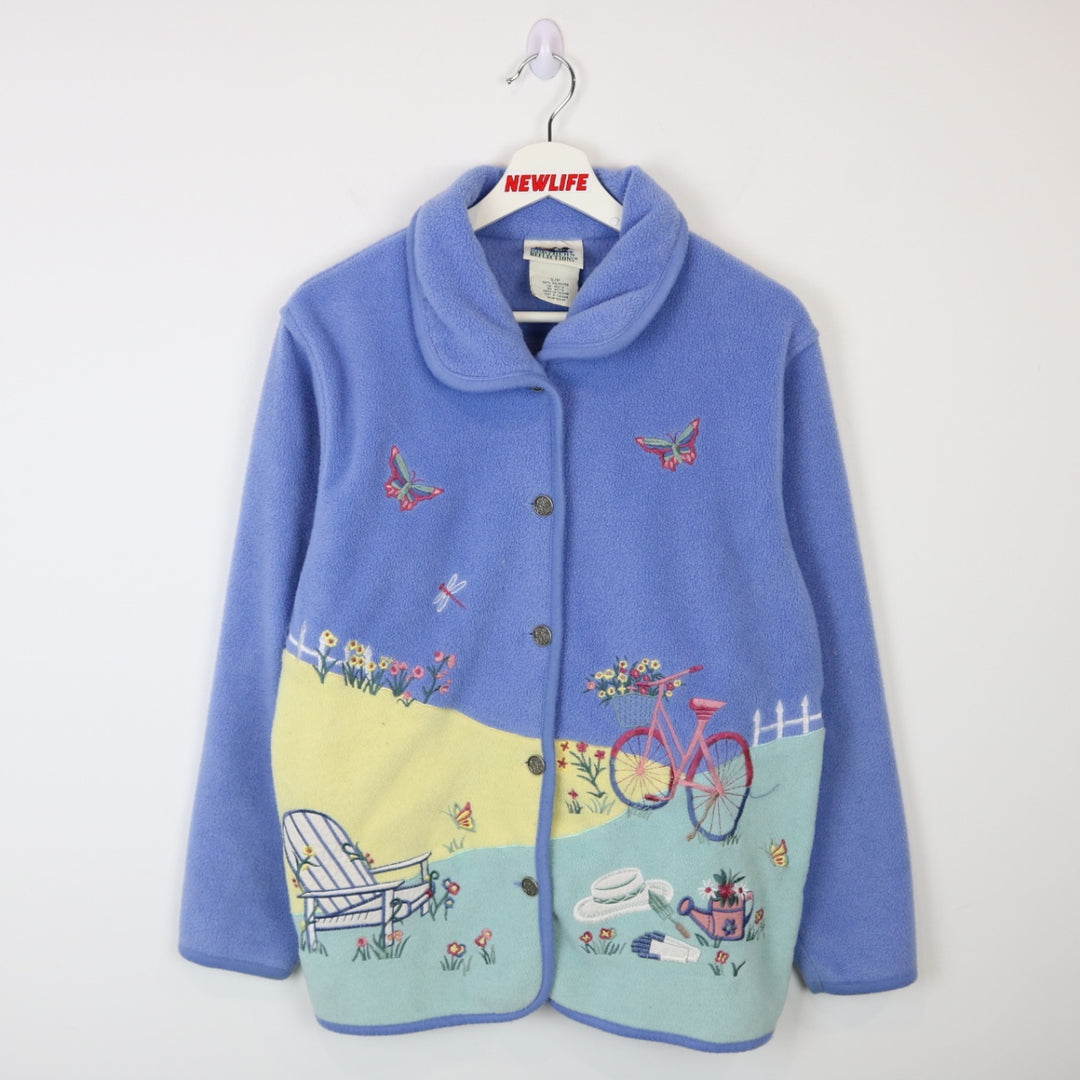 Vintage 90's Outdoor Nature Fleece Jacket - S-NEWLIFE Clothing