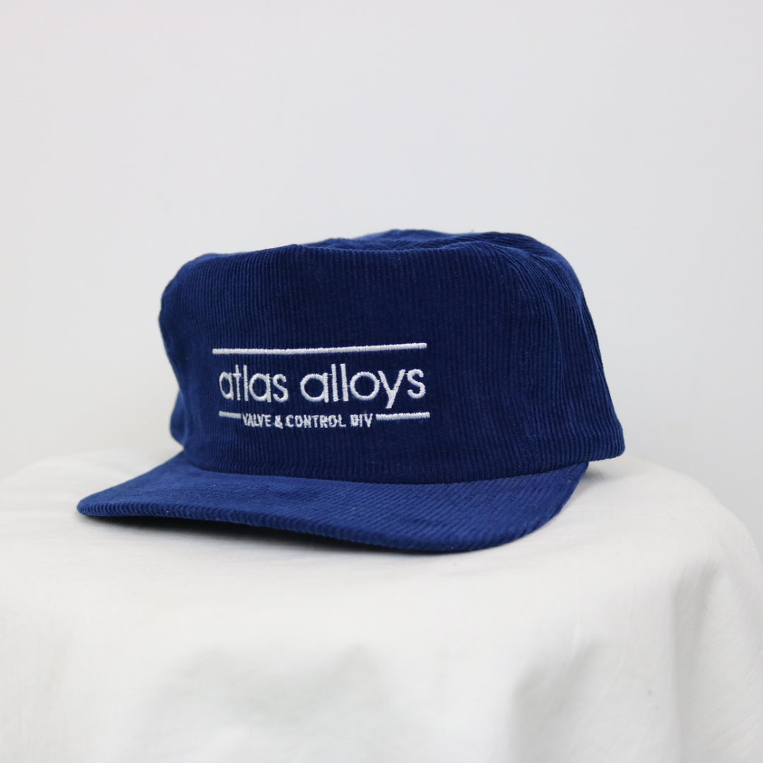 VIntage 80's Atlas Alloys Corudroy Hat - OS-NEWLIFE Clothing