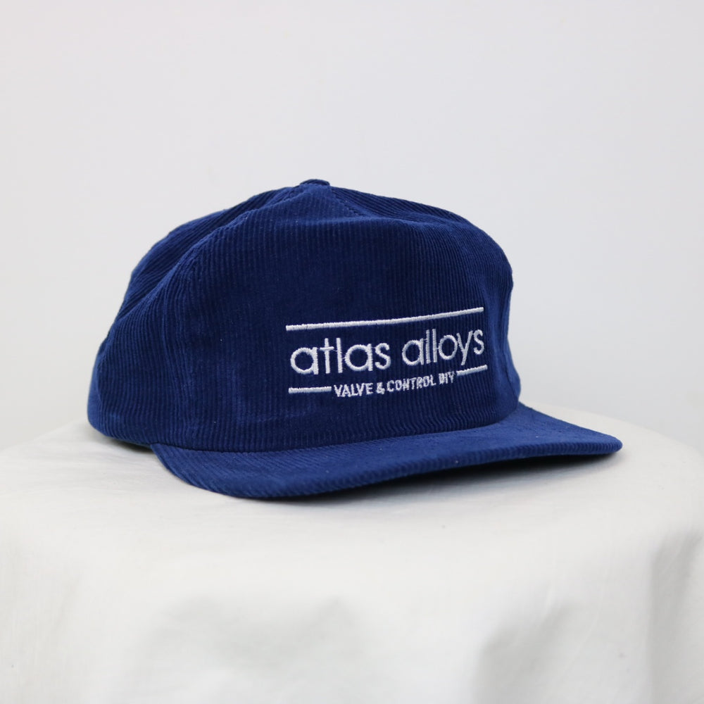 VIntage 80's Atlas Alloys Corudroy Hat - OS-NEWLIFE Clothing