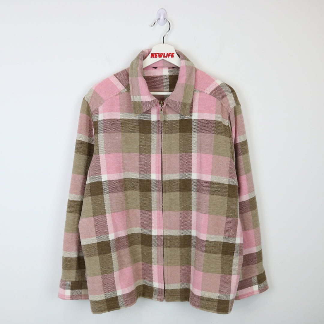 Vintage Plaid Shacket - L-NEWLIFE Clothing