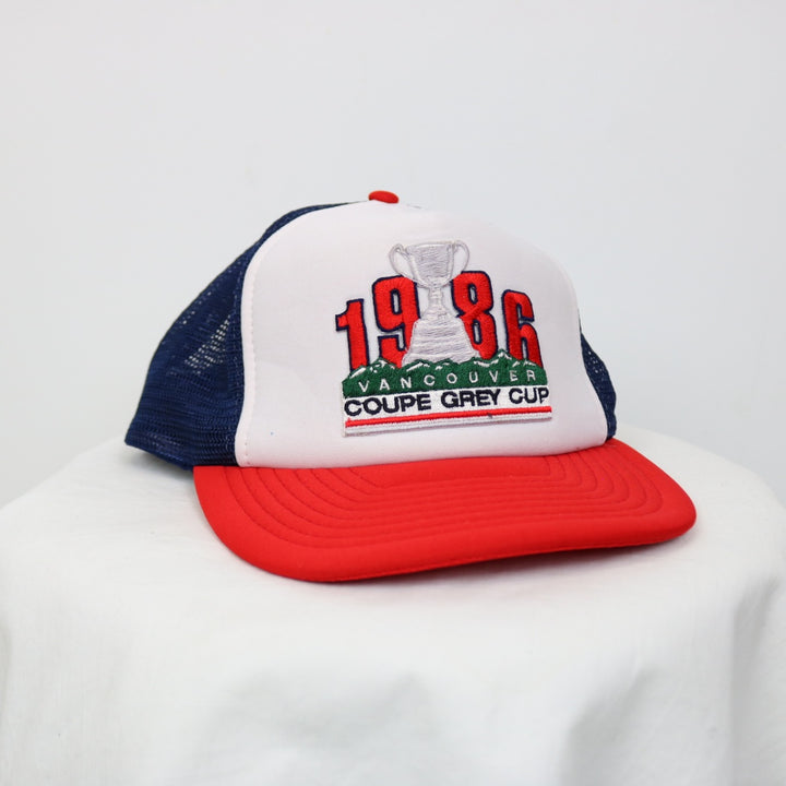 Vintage 1986 Vancouver CFL Grey Cup Trucker Hat - OS-NEWLIFE Clothing