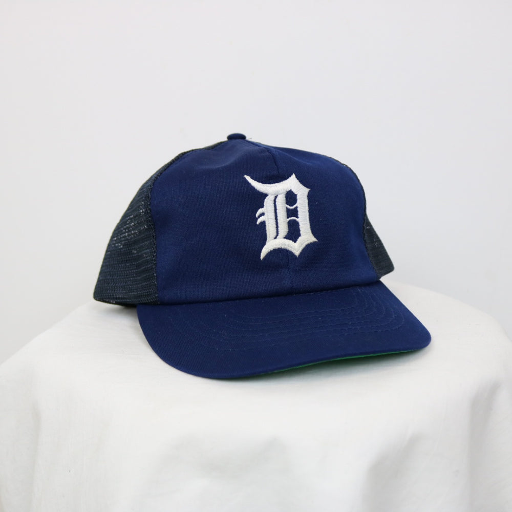 Vintage 80's Detroit Tigers MLB Trucker Hat - OS-NEWLIFE Clothing