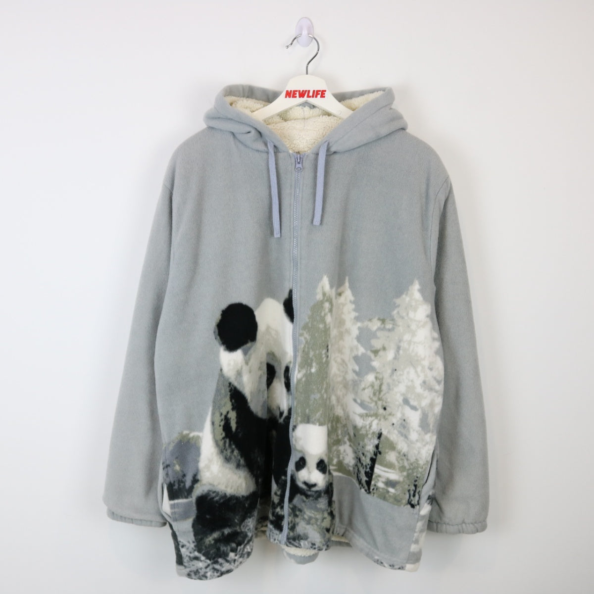 Panda zip up hoodie best sale