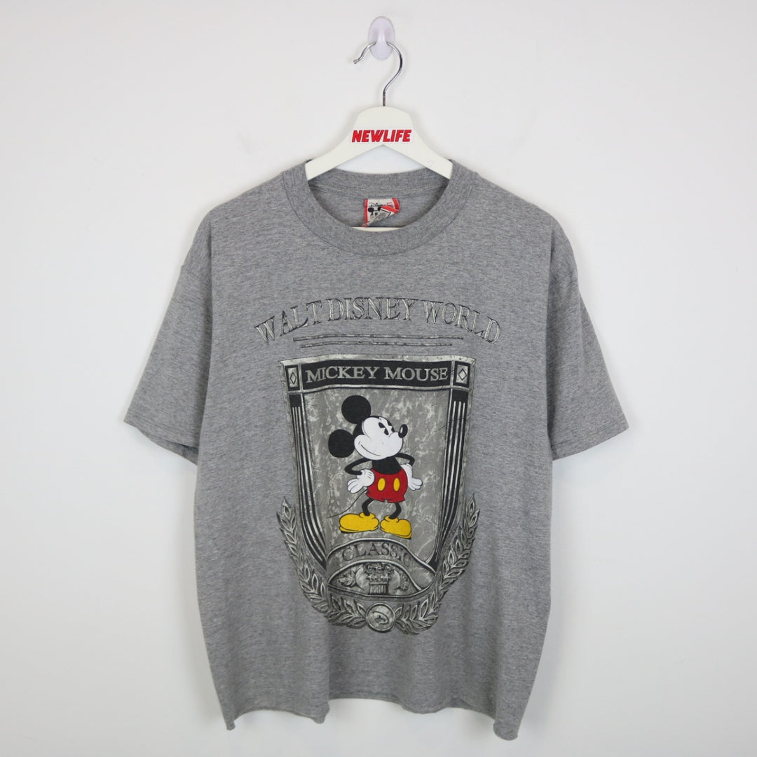 Vintage 90's Walt Disney World Mickey Mouse Tee - L-NEWLIFE Clothing