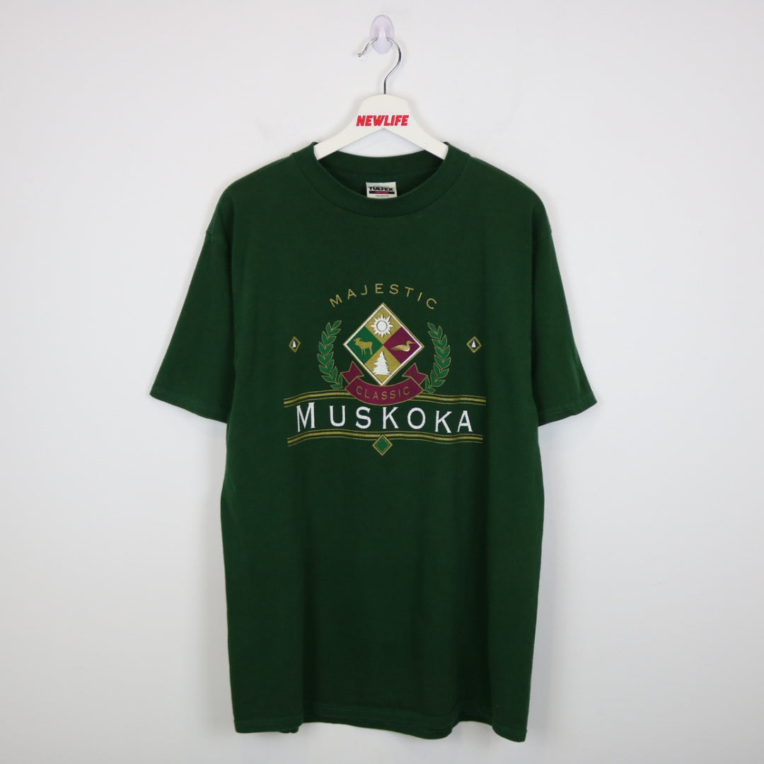 Vintage 90's Muskoka Ontario Tee - L-NEWLIFE Clothing