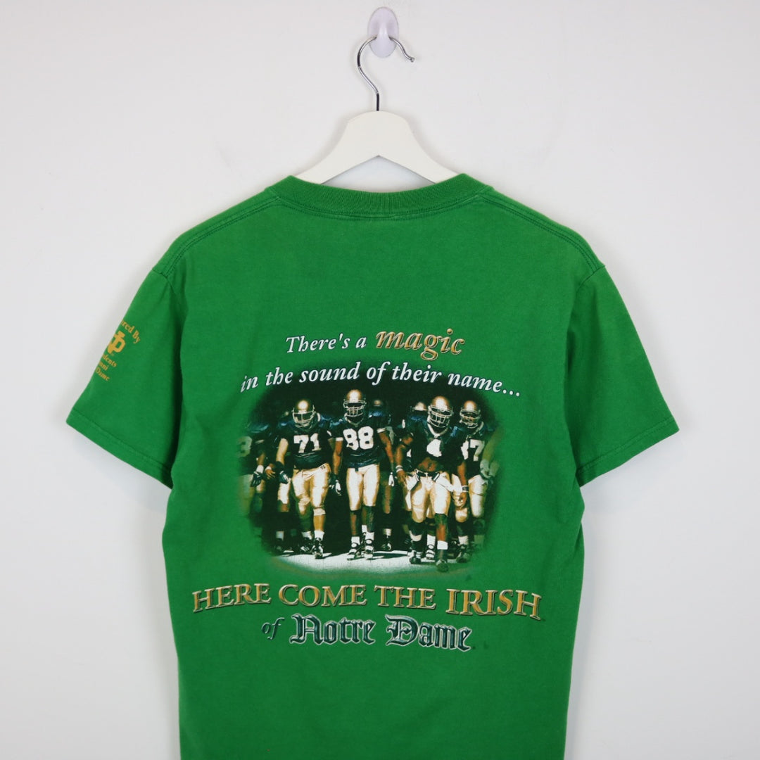 Vintage 2003 University of Notre Dame Football Tee - S-NEWLIFE Clothing