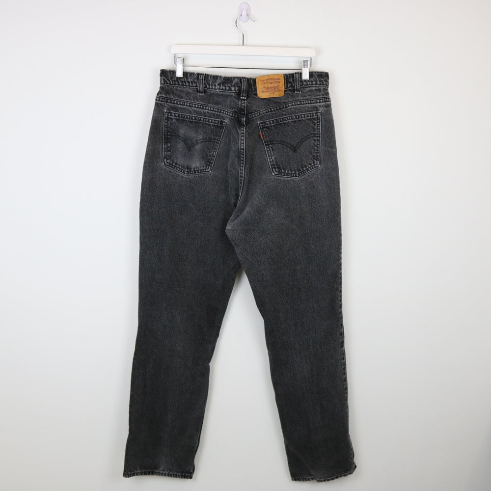 Vintage 80's Levi's 619 Orange Tab Denim Jeans - 35"-NEWLIFE Clothing