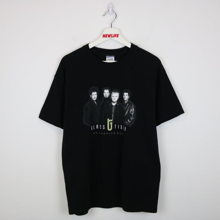 Vintage 2005 Glass Tiger No Turning Back World Tour Tee - M-NEWLIFE Clothing