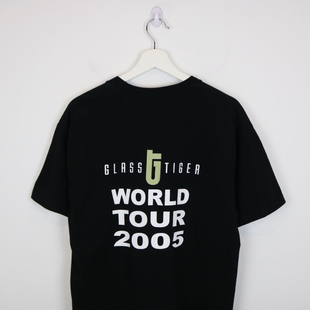 Vintage 2005 Glass Tiger No Turning Back World Tour Tee - M-NEWLIFE Clothing