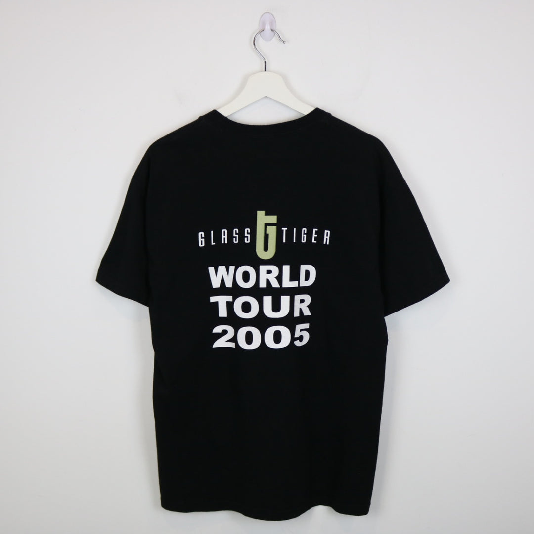 Vintage 2005 Glass Tiger No Turning Back World Tour Tee - M-NEWLIFE Clothing
