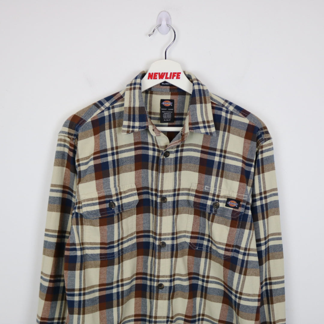 Dickies Plaid Flannel Work Button Up - S-NEWLIFE Clothing