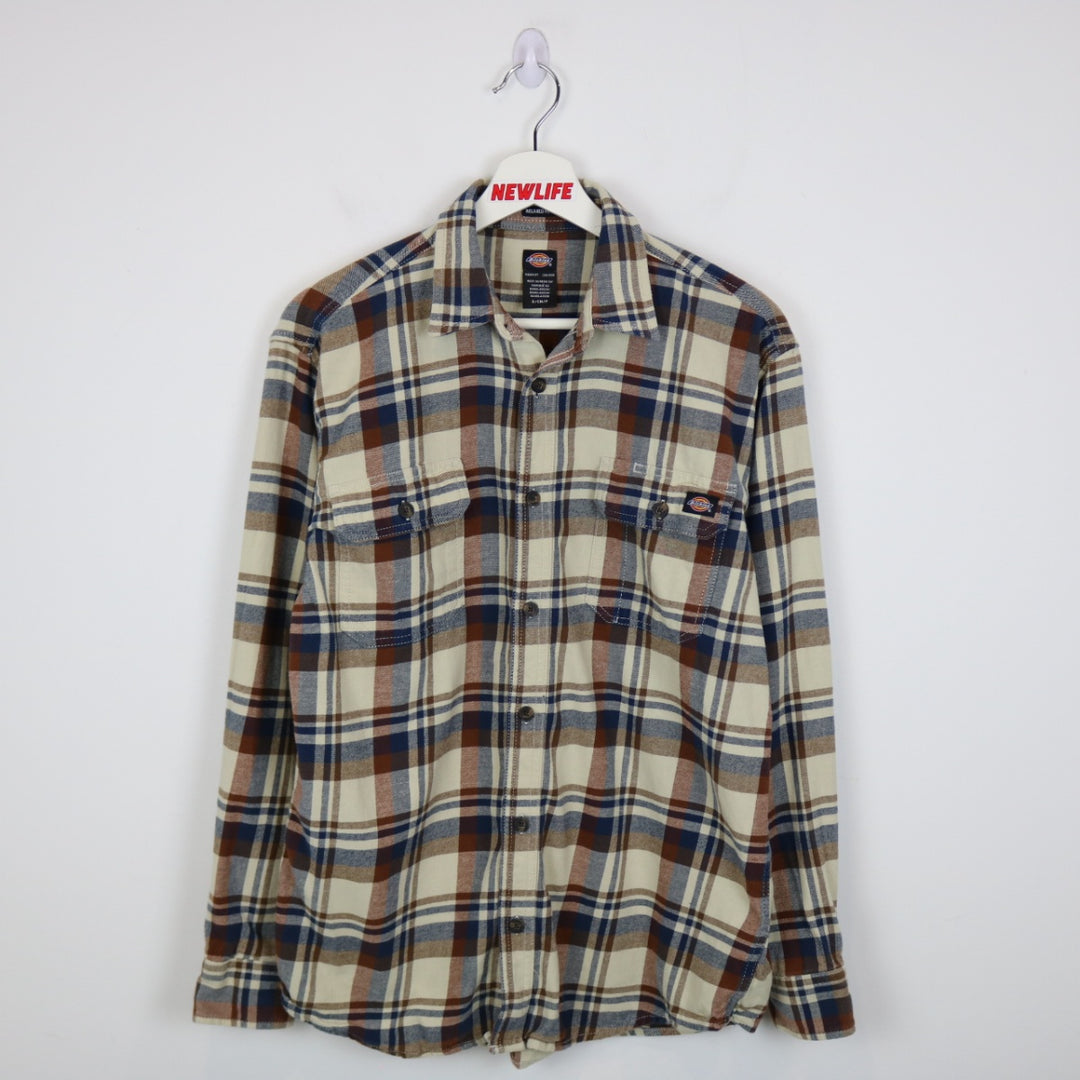Dickies Plaid Flannel Work Button Up - S-NEWLIFE Clothing