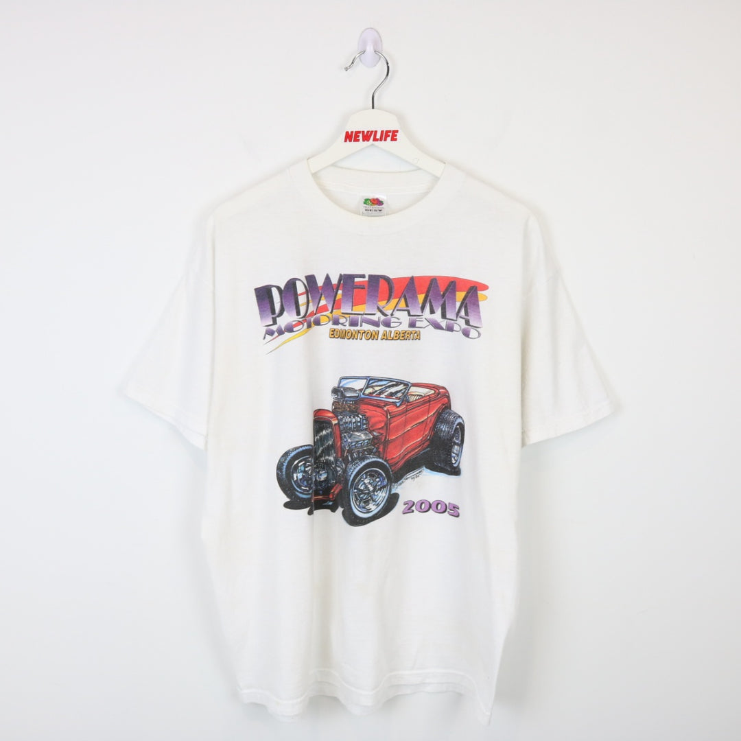 Vintage 2005 Powerama Motoring Expo Car Tee - XL-NEWLIFE Clothing