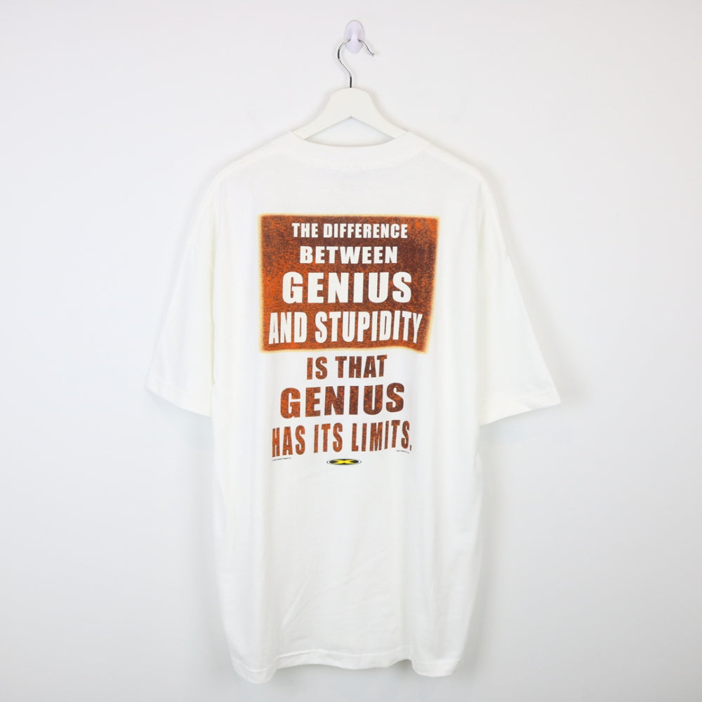 Vintage NWT 2003 Xtreme Genius and Stupidity Tee - XL-NEWLIFE Clothing